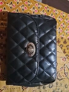 Small Black Belt Sling Bag Never Used
