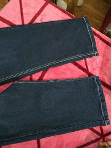Dark Blue Straight Jeans