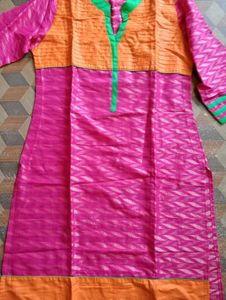 Pink &amp; Orange Tunic Top