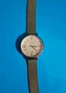 Fossil Jacqueline ES4352 quartz watch with a silve