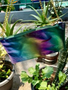 Teal color Fastrack Sling Bag
