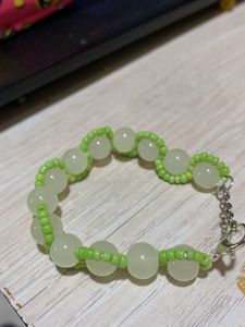 Green Beaded Bracelet