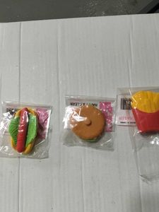 Fast Food Eraser Set