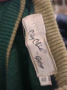 Green Patterned Sweater