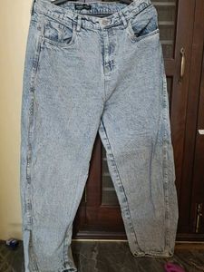 Acid Wash Denim Jeans