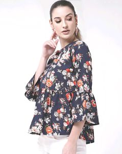 New Floral Print Top