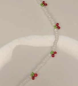 Cherry Beaded Bracelet🍒