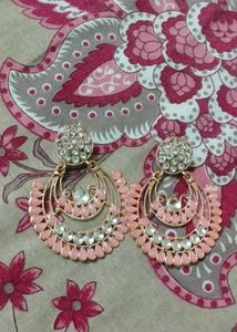 Pink Stone Jewelry Set