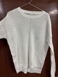 White Knit Sweater