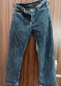 Charcoal Straight Jeans