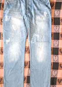 Diesel Distressed Wash Jeans