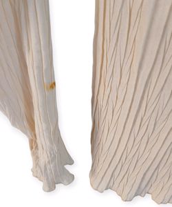 Nude Ribbon Pleated Dress (Women)