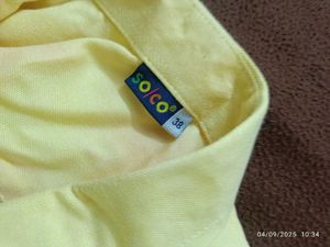 Men&#39;s Yellow Casual Shirt