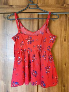 Cute red Singlet Top