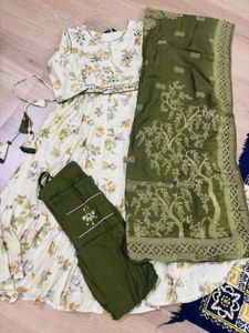 Floral Anarkali Suit Set
