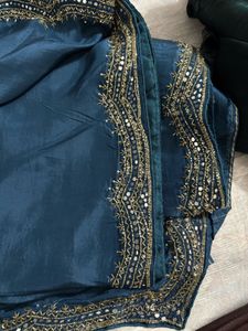 Blue Saree Beautiful