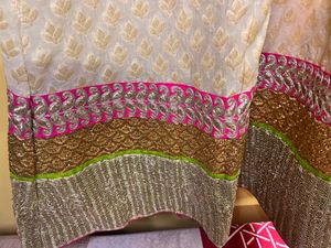 Ethnic Gown with Kurti top