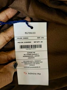 Brown Satin Midi Dress