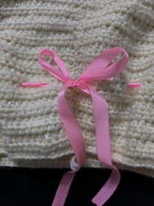 Crochet Crop Top with Ribbon