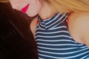 Bold Stripe High‑Neck Tank