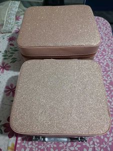Sparkly Pink vanity box set of 2