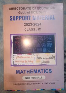 9th Class Mathematics Support Material