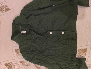 Green Co-ords Top With Inner