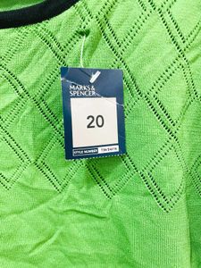 Green Patterned Top C