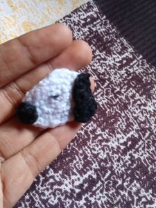 Snoopy Crochet Hair Clip 🧶