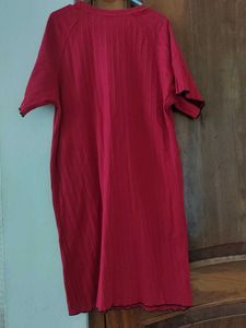 Cute Casual Red Dress