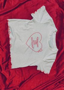 Pinteresty Heart Print Tee