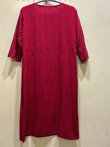 Red &amp; White - Kurta &amp; Pant Set Size XXL