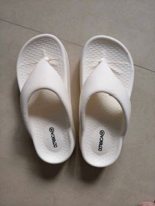 White Flip Flops
