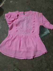 Pink Embellished Top