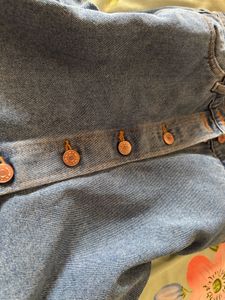 A line Denim Skirt