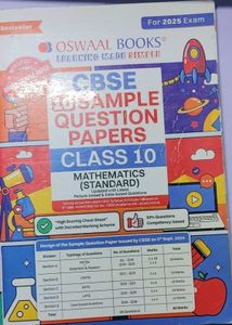 Class 10, Sample Question Paper Oswaal Book f