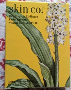 SKIN CO Brightening Radiance Facial Kit With Vitamin B3 For Nourishing and Skin Cleansing 4 In 1 Facial Kit