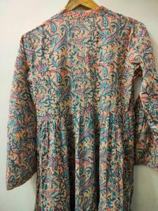 Floral Print Long Sleeve Dress