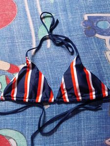 Striped Bikini Top
