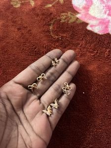 Women Ear Studs Combo Of 4