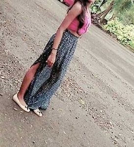 Floral Slit Maxi Skirt