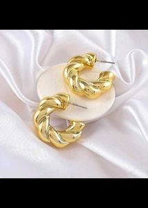 Golden Hoop Earrings