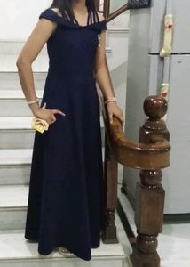 Beautiful Maxi Navy Blue 💙 Western Dress