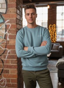 Stylish Mint Green Sweatshirt (Oversized)