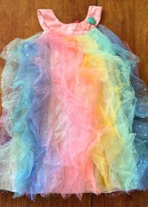 Rainbow Tulle Dress