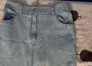 Korean Denim Strechable Skirt