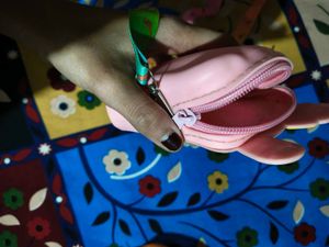 Cute Pink Bunny Pop It Bag