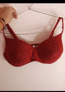 Red Lace Bra