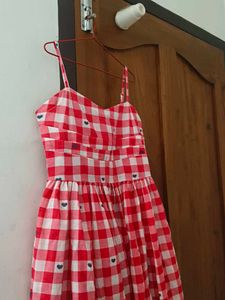 Red & White Checkered Sundress