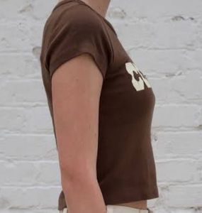 Cowgirl Brown Crop Top